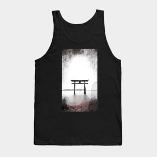 Japnaese Tori Temple Gate Tank Top